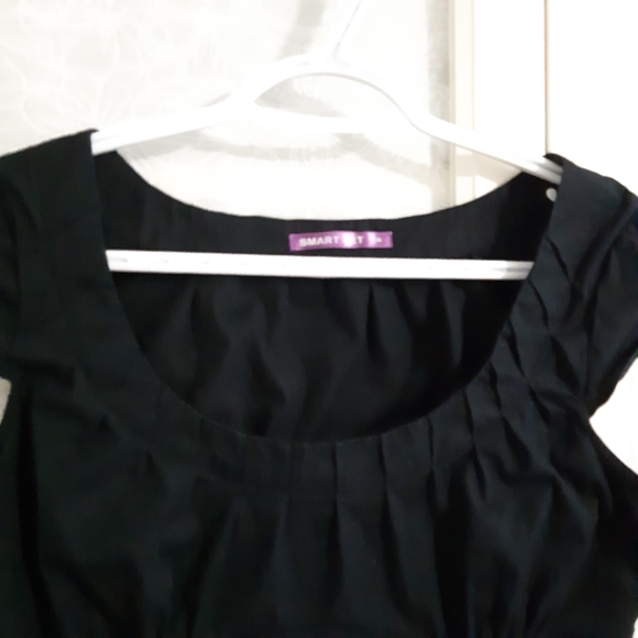 Smart Set cap sleeve bouse with zip - Picture 2 of 4